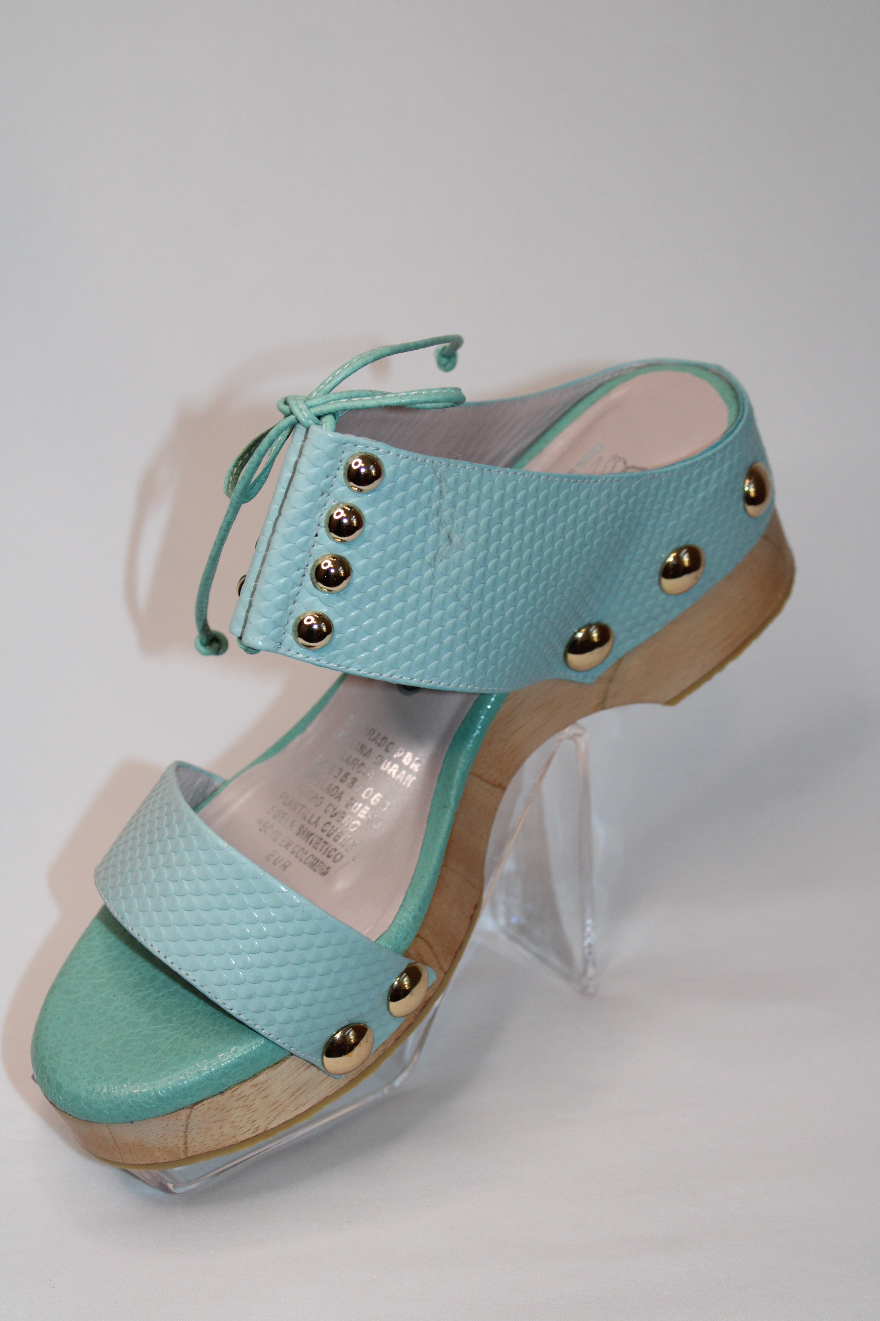 Flat sandals with wooden soles | REF 5651