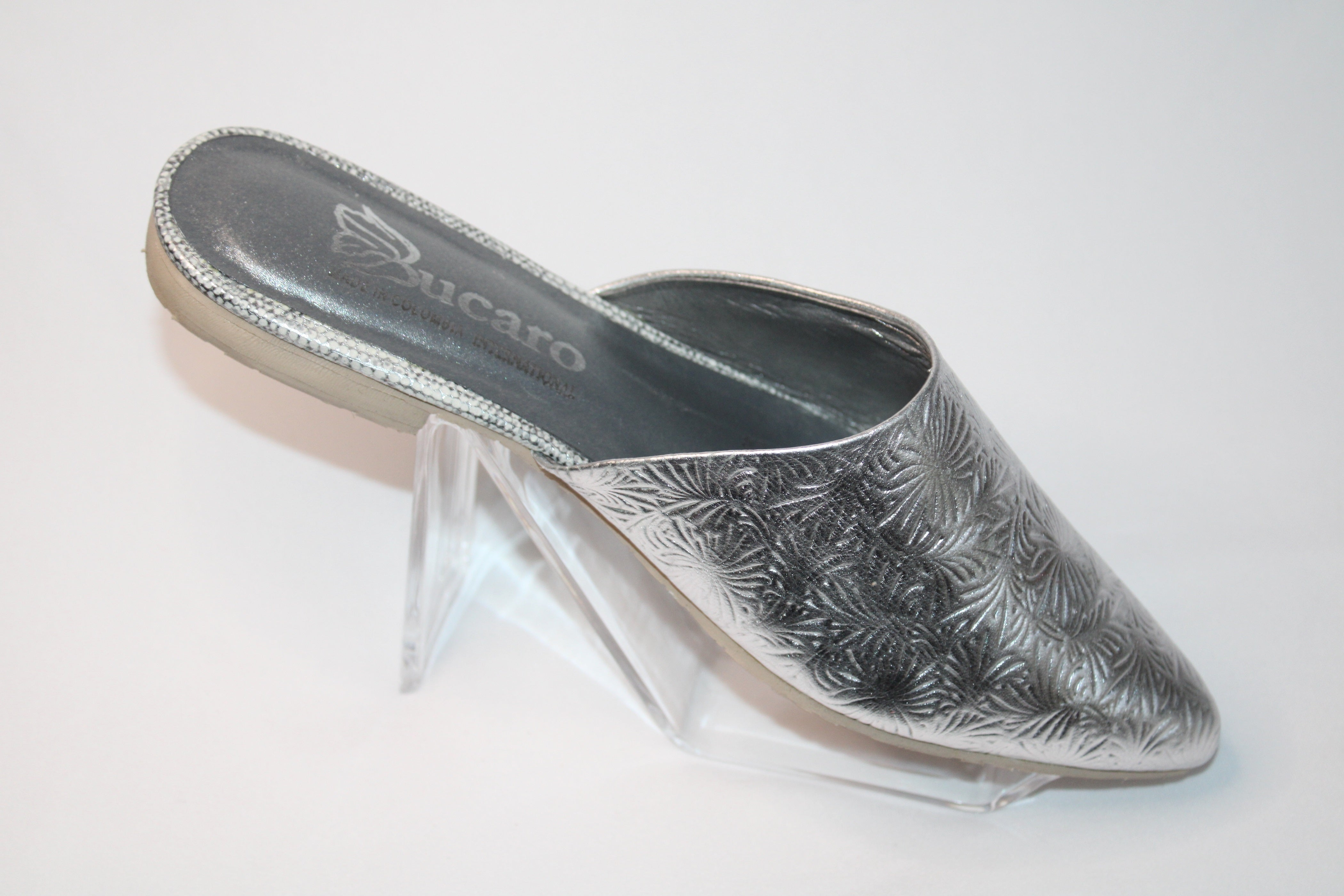 Silver Slingbacks flat | 3020