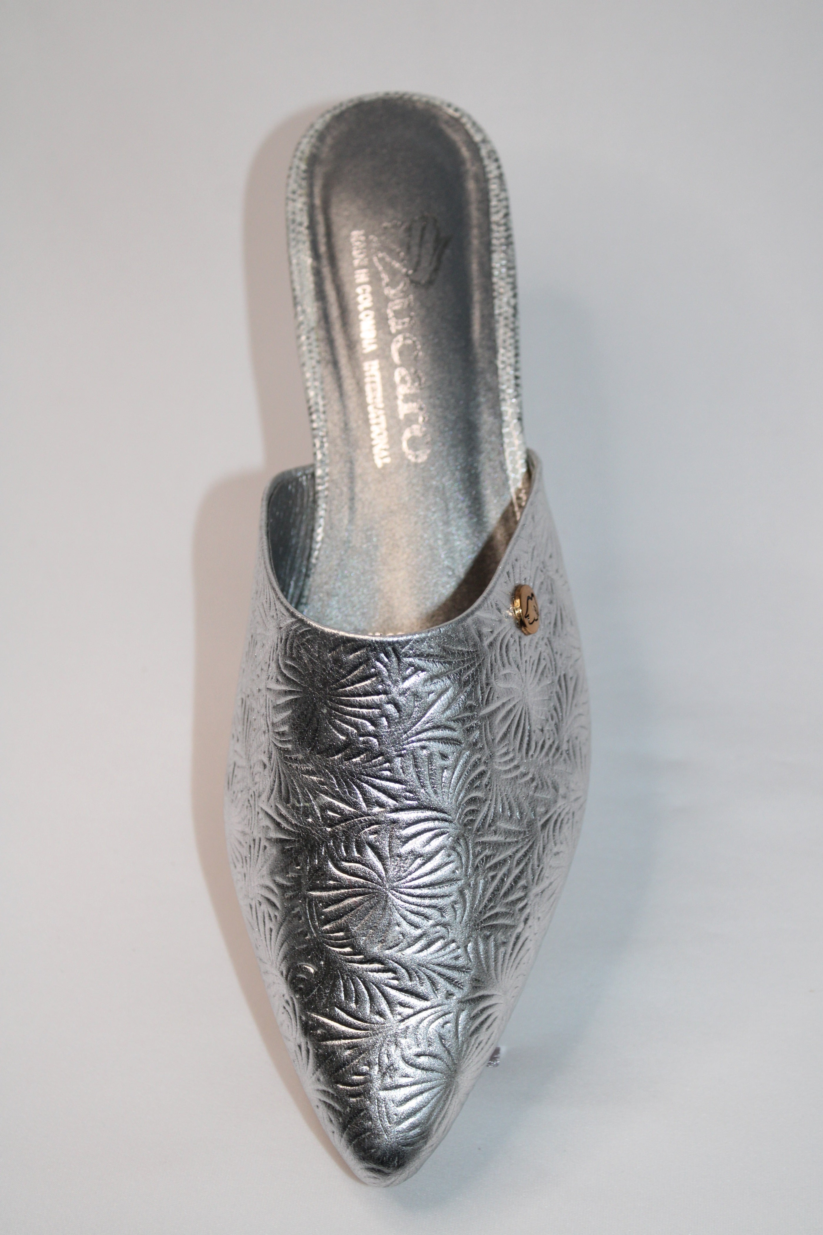 Silver Slingbacks flat | 3020