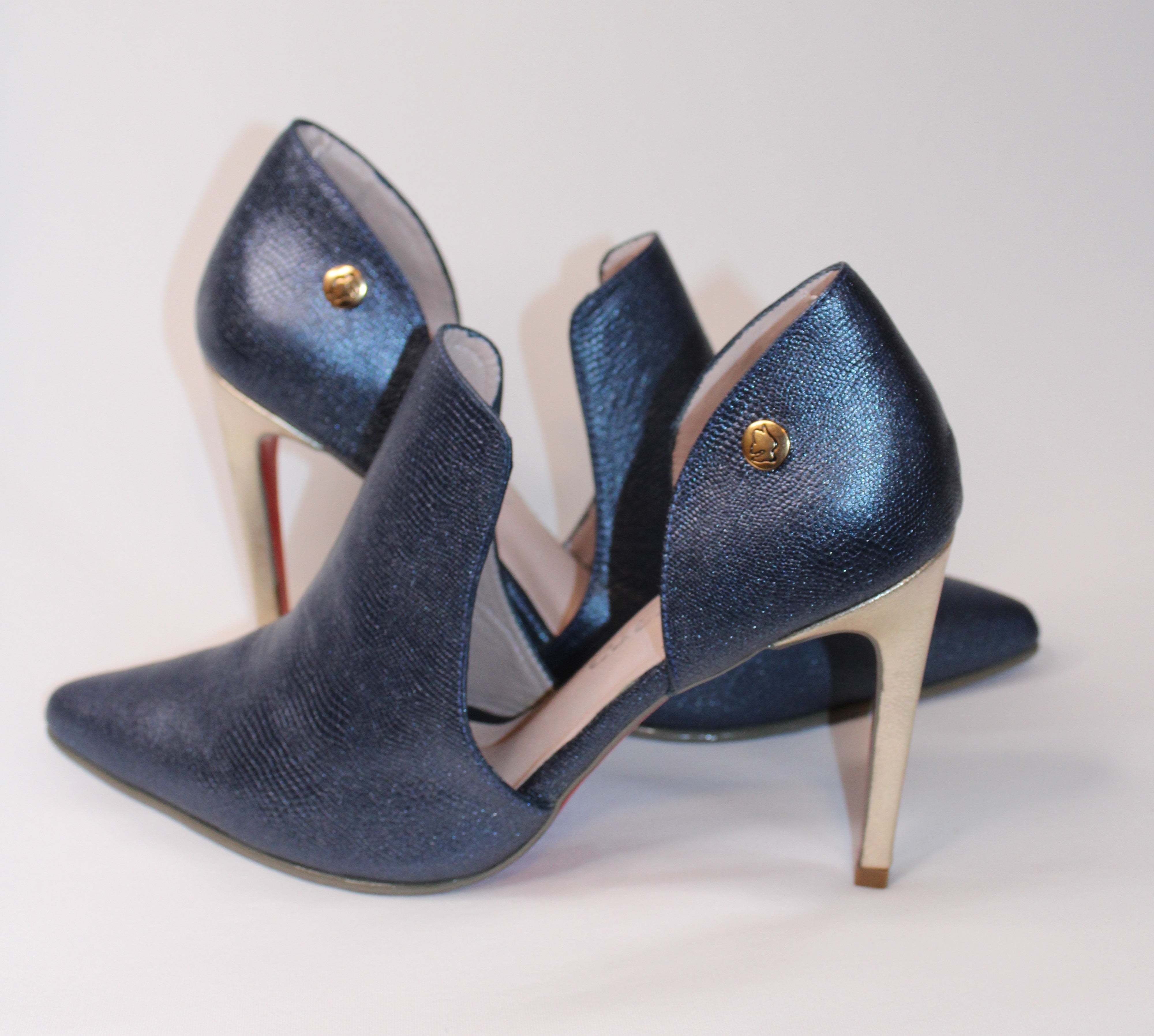 High heel, in leather, with memory foam | Ref 3103