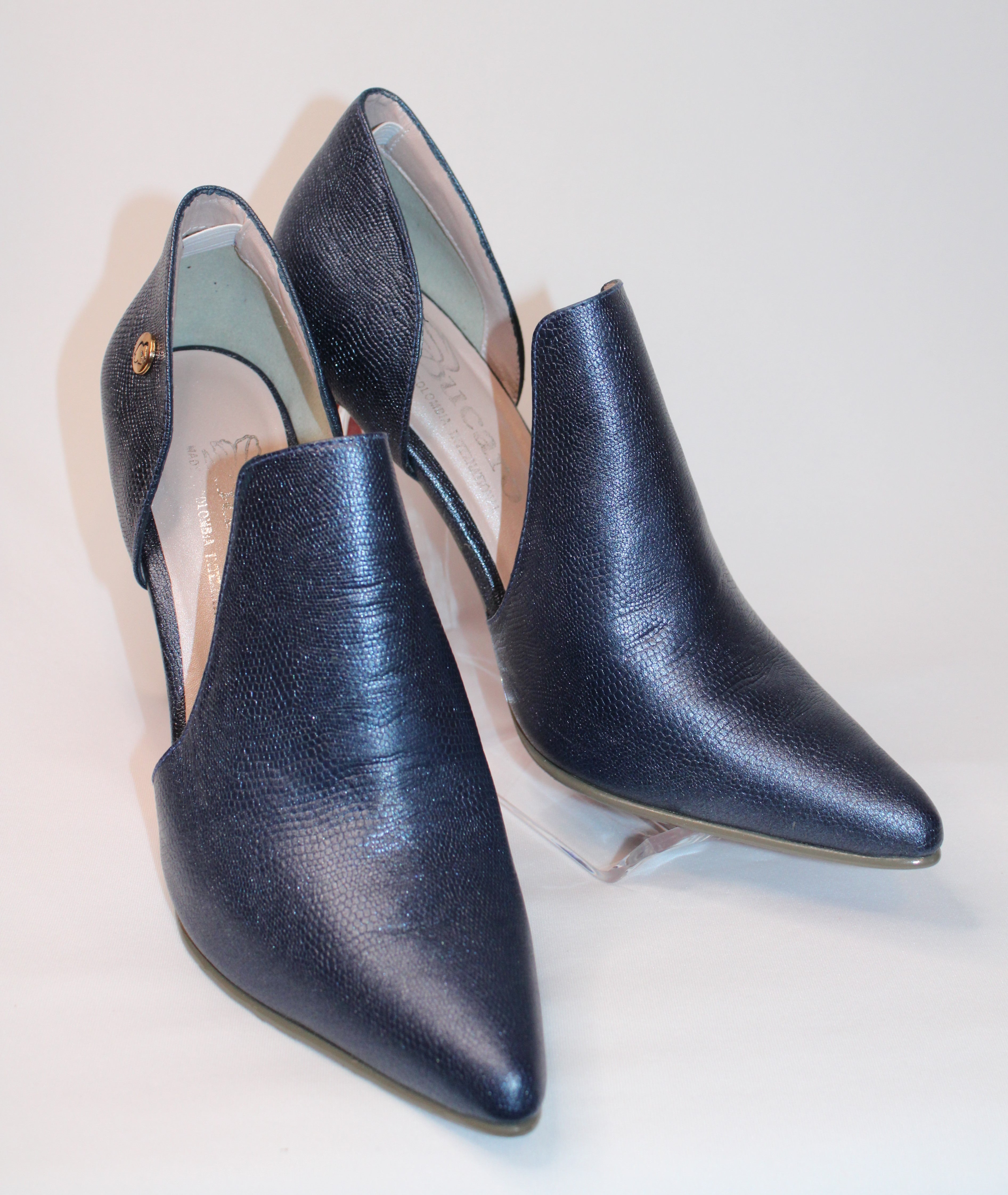 High heel, in leather, with memory foam | Ref 3103