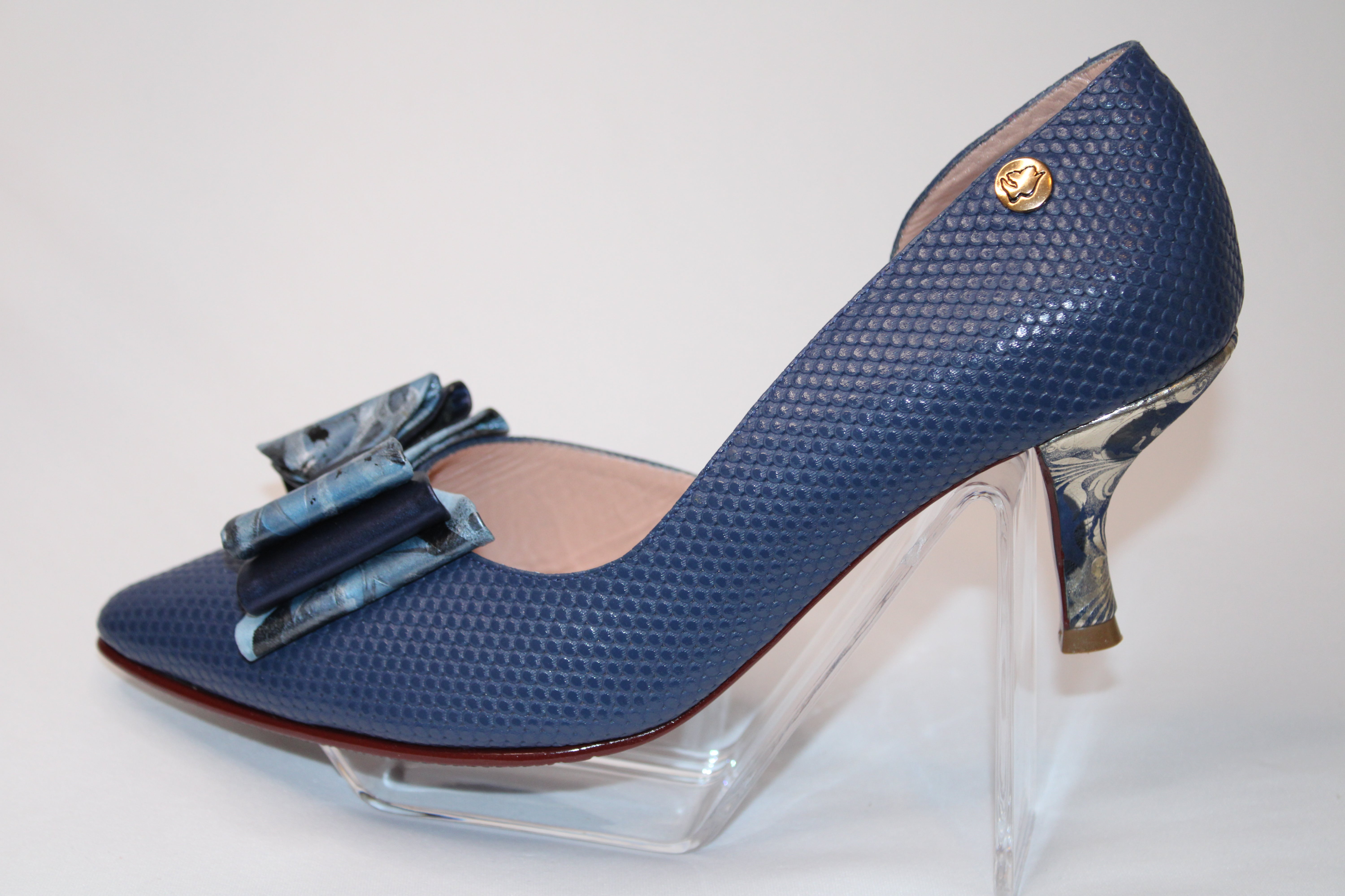 Dark Blue High heel | 3034