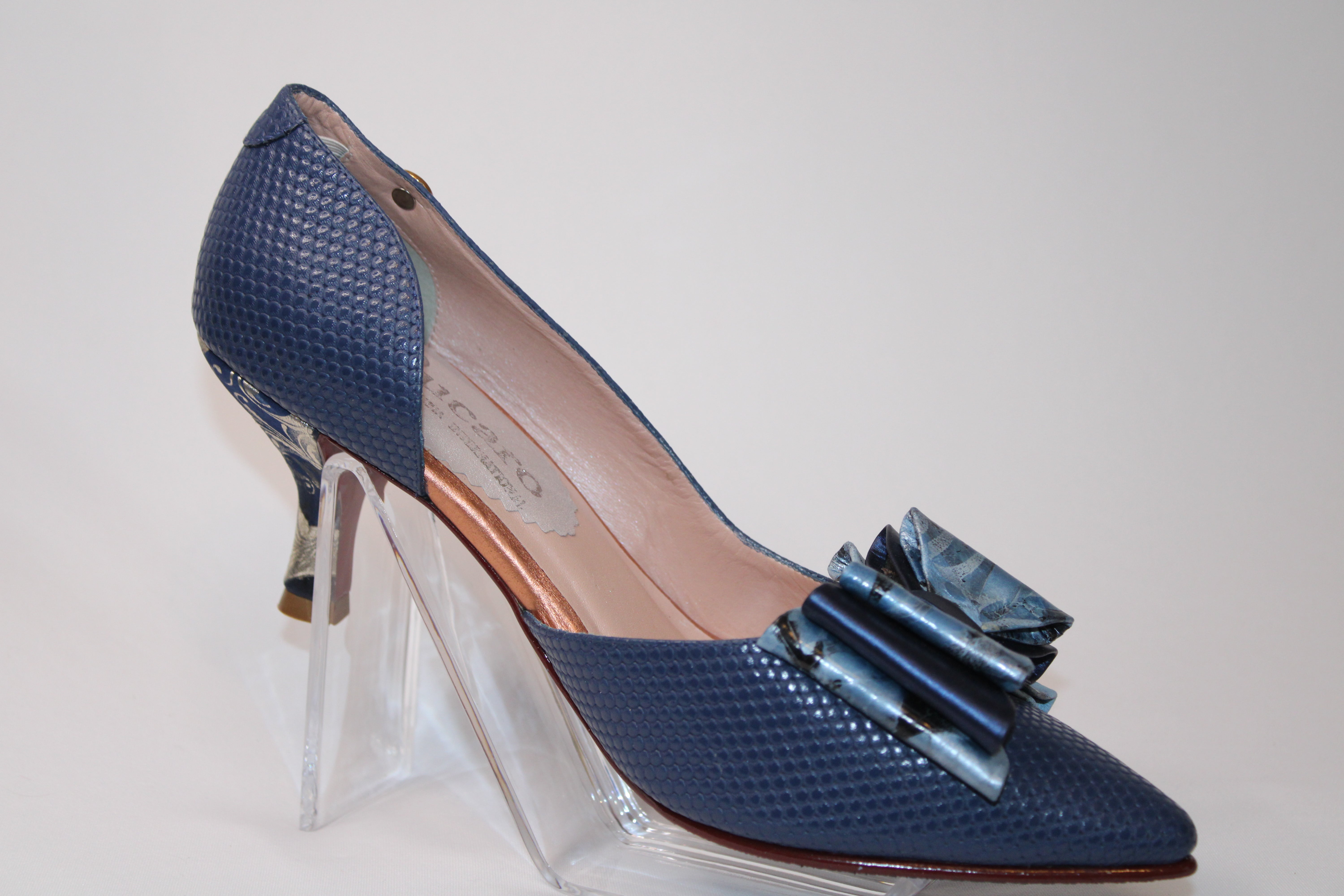 Dark Blue High heel | 3034