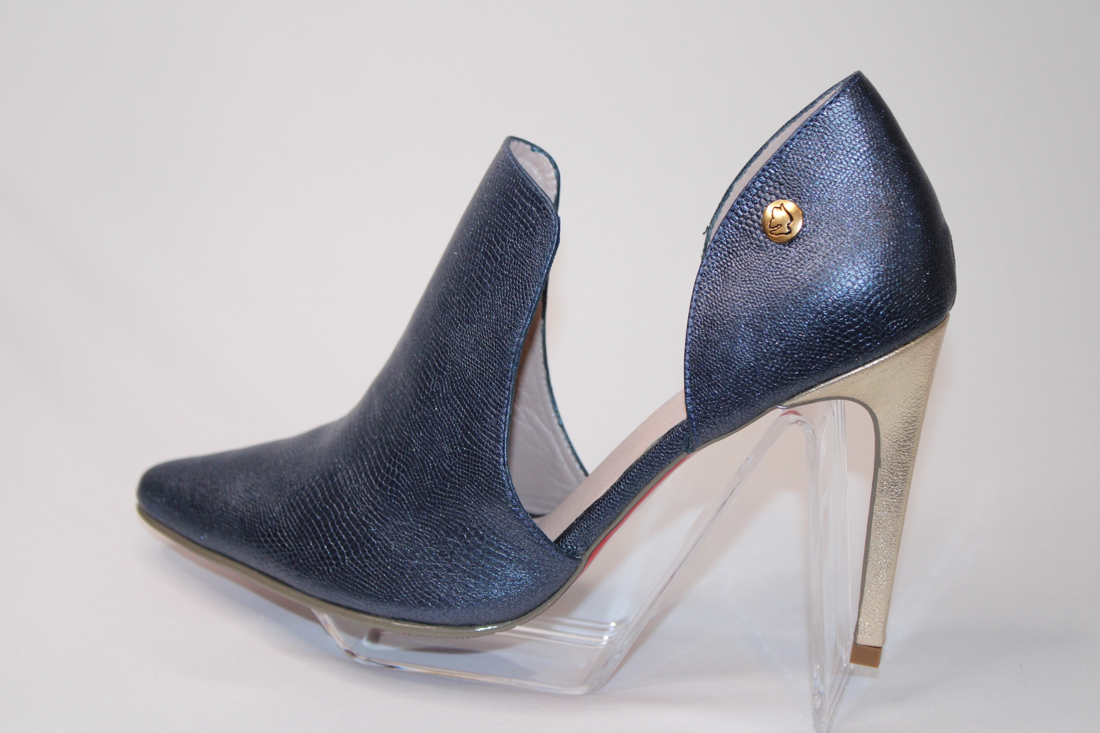 High heel, in leather, with memory foam | Ref 3103