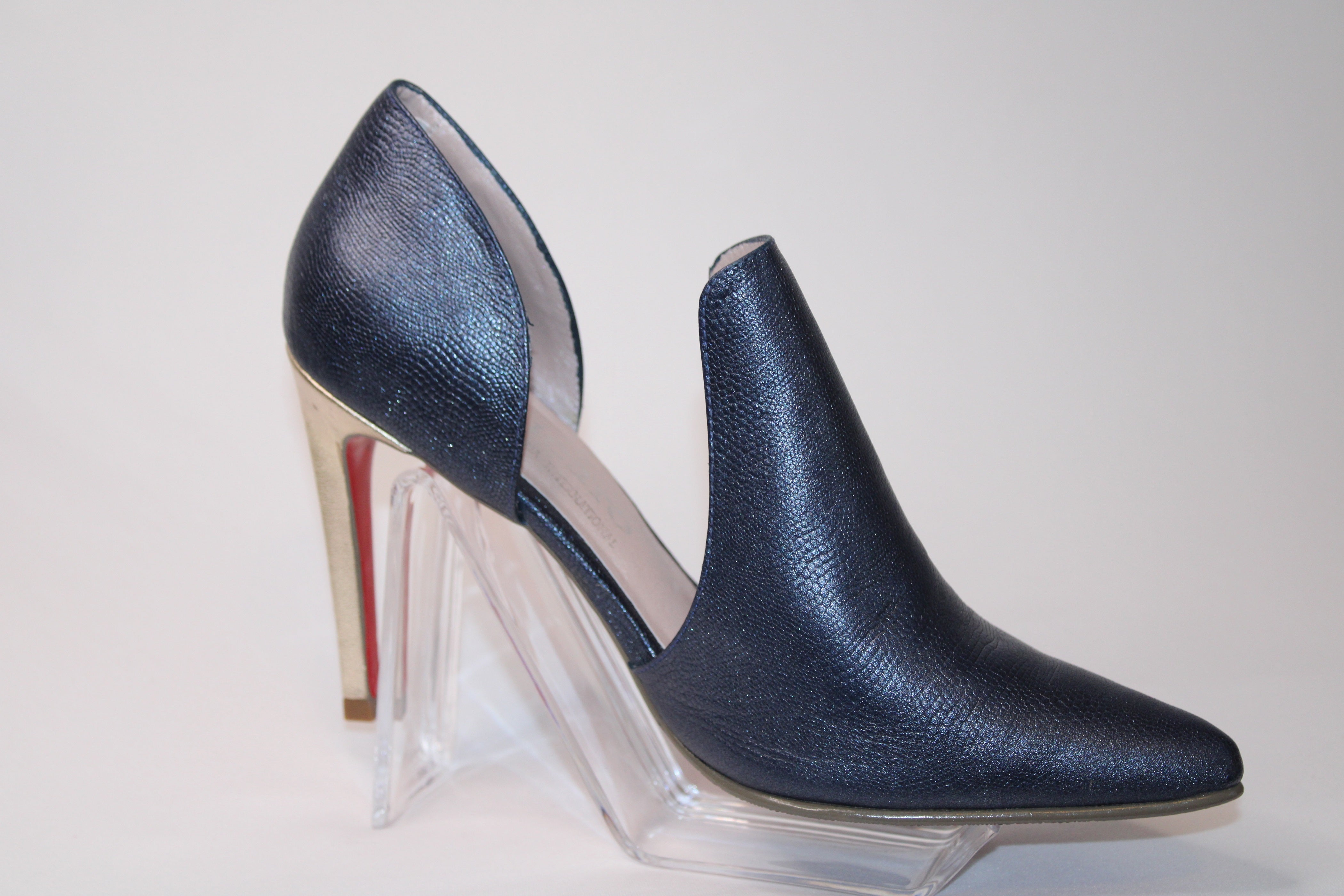 High heel, in leather, with memory foam | Ref 3103