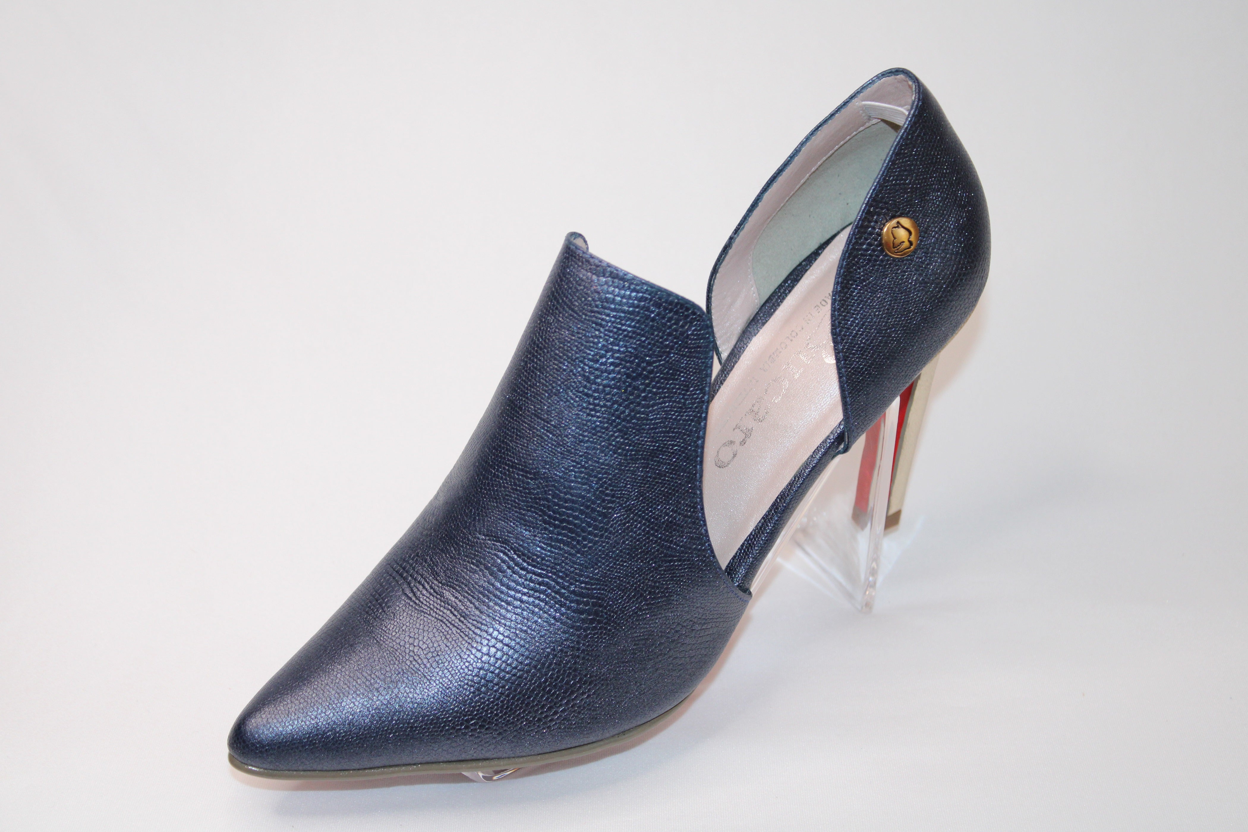 High heel, in leather, with memory foam | Ref 3103